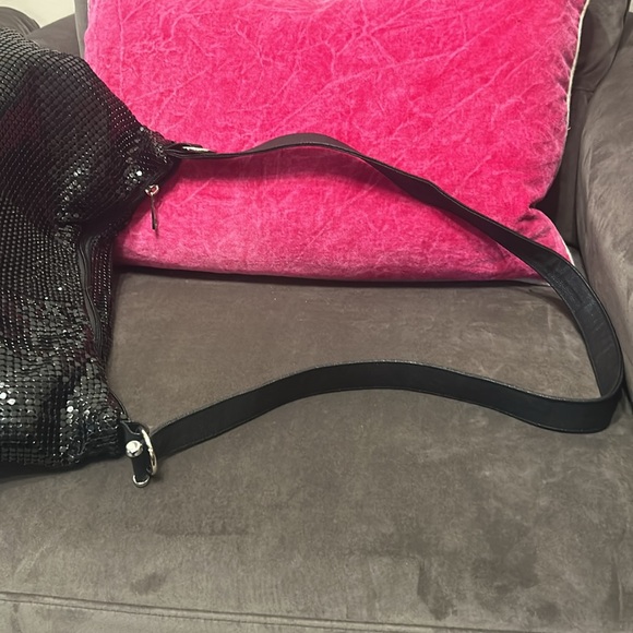 Black metal mesh and rhinestone bag - Picture 7 of 9